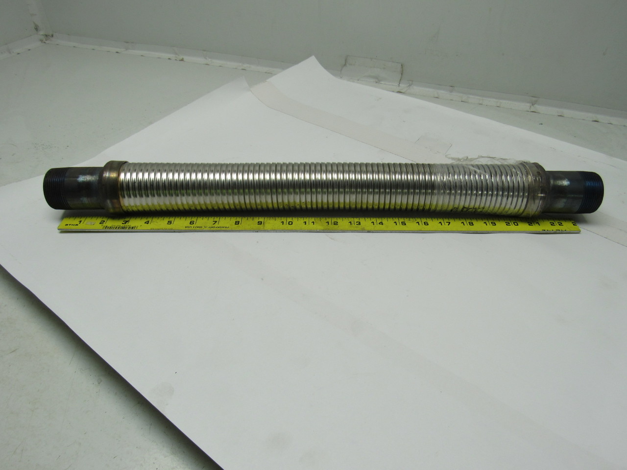 11/2" Male Stainless Steel Flexible Pipe Vibration Absorber 24" OAL eBay