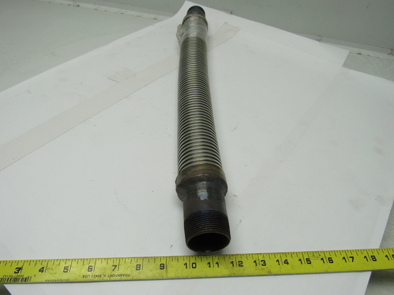 11/2" Male Stainless Steel Flexible Pipe Vibration Absorber 24" OAL eBay