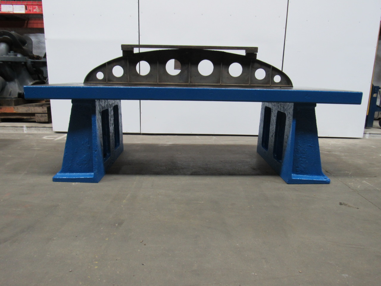 97"x 40" Cast Iron Welding Table 1950's Vintage From GM Plant 4" Solid