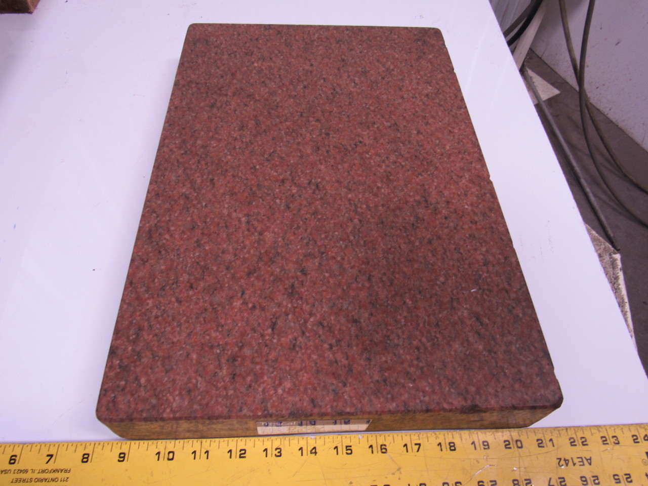 12" x 18" x 23/8" ? Red? Granite Surface Plate eBay
