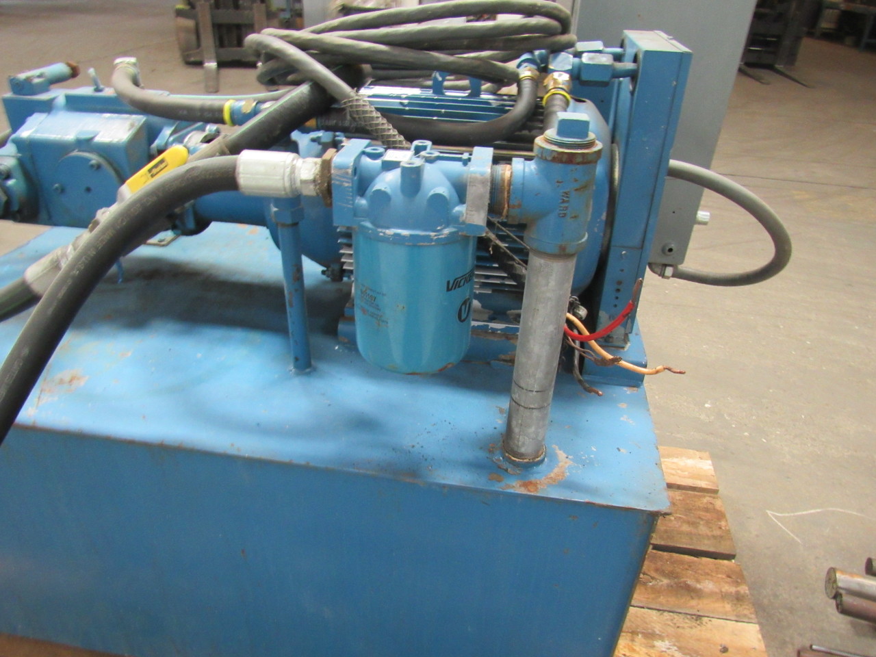VICKERS PVQ63C2RFS1S20C2111 20HP Hydraulic Power Unit 100 Gallon
