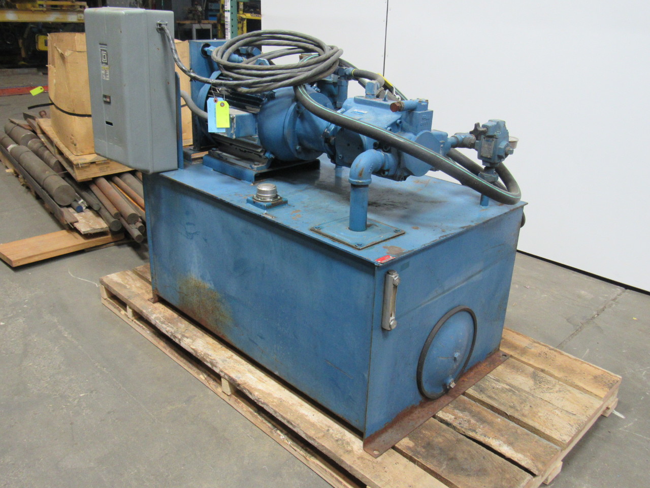 VICKERS PVQ63C2RFS1S20C2111 20HP Hydraulic Power Unit 100 Gallon
