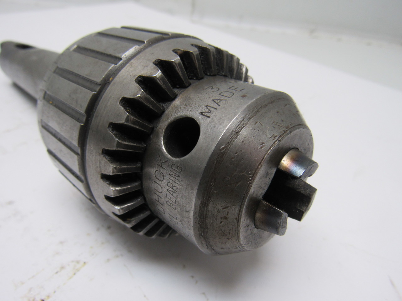 Jacobs 16N Super Chuck 5/8" W/No. 4 Morse Taper Shank Ball Bearing