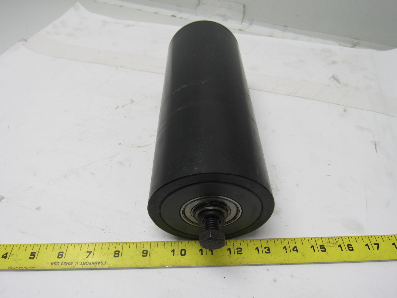 Conveyor Side Guide Roller 4" X 10" Hard Plastic W/1/213 X 11/2" Bolt