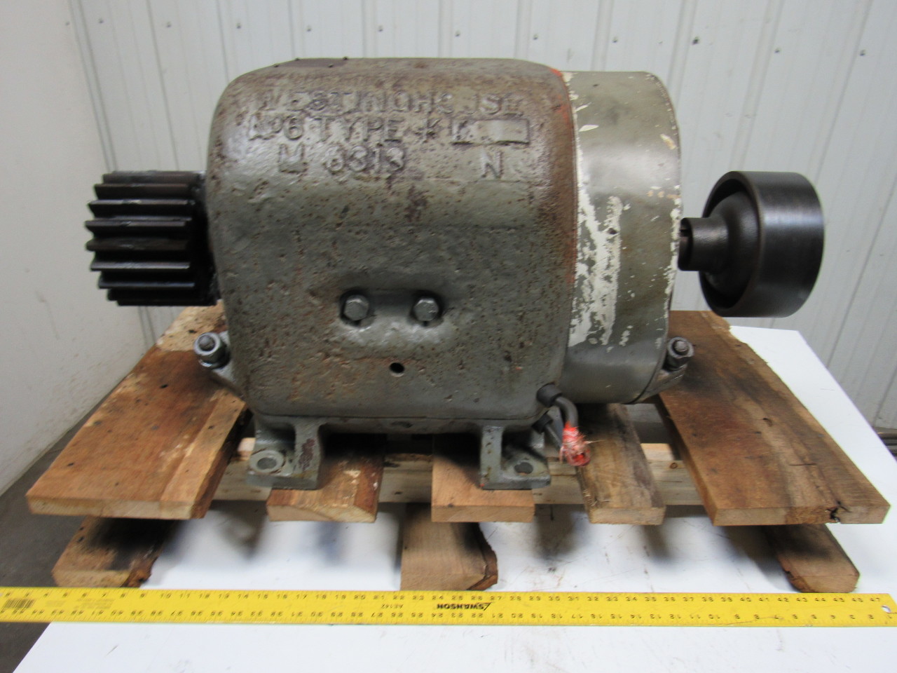 WESTINGHOUSE No.6 Type K M6313N Vintage Electric Motor Crane & Mill