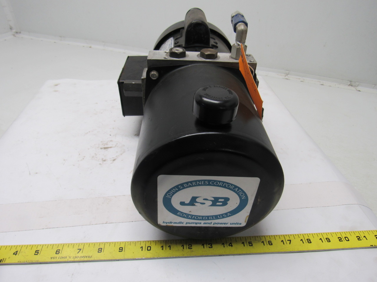John S. Barnes Corp C6C17FZ5A Hydraulic Pump w/Leeson 1/2 HP Motor 115/