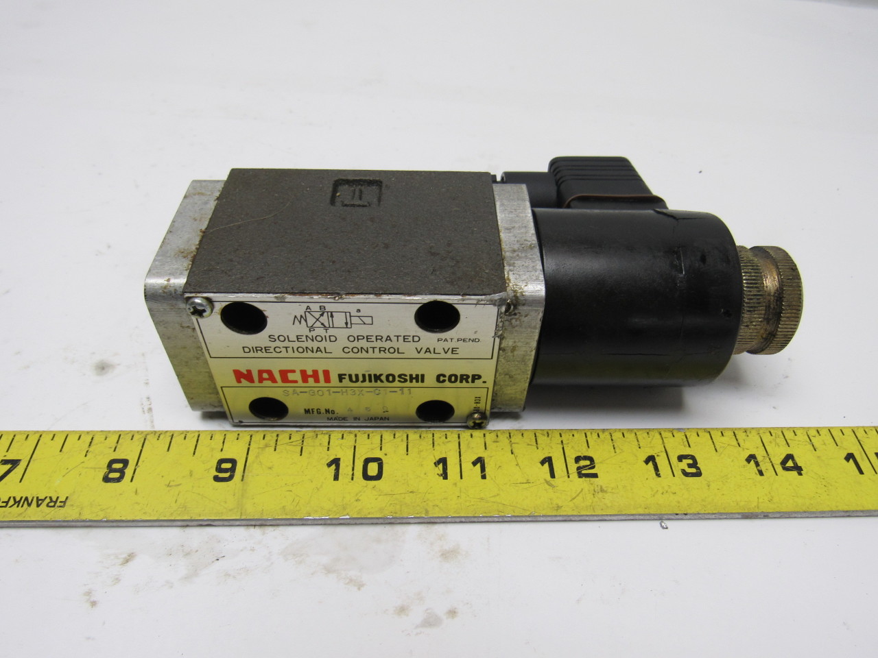 Nachi SA-G01-H3X-C1-11 Solenoid Operated Control Hydraulic Valve