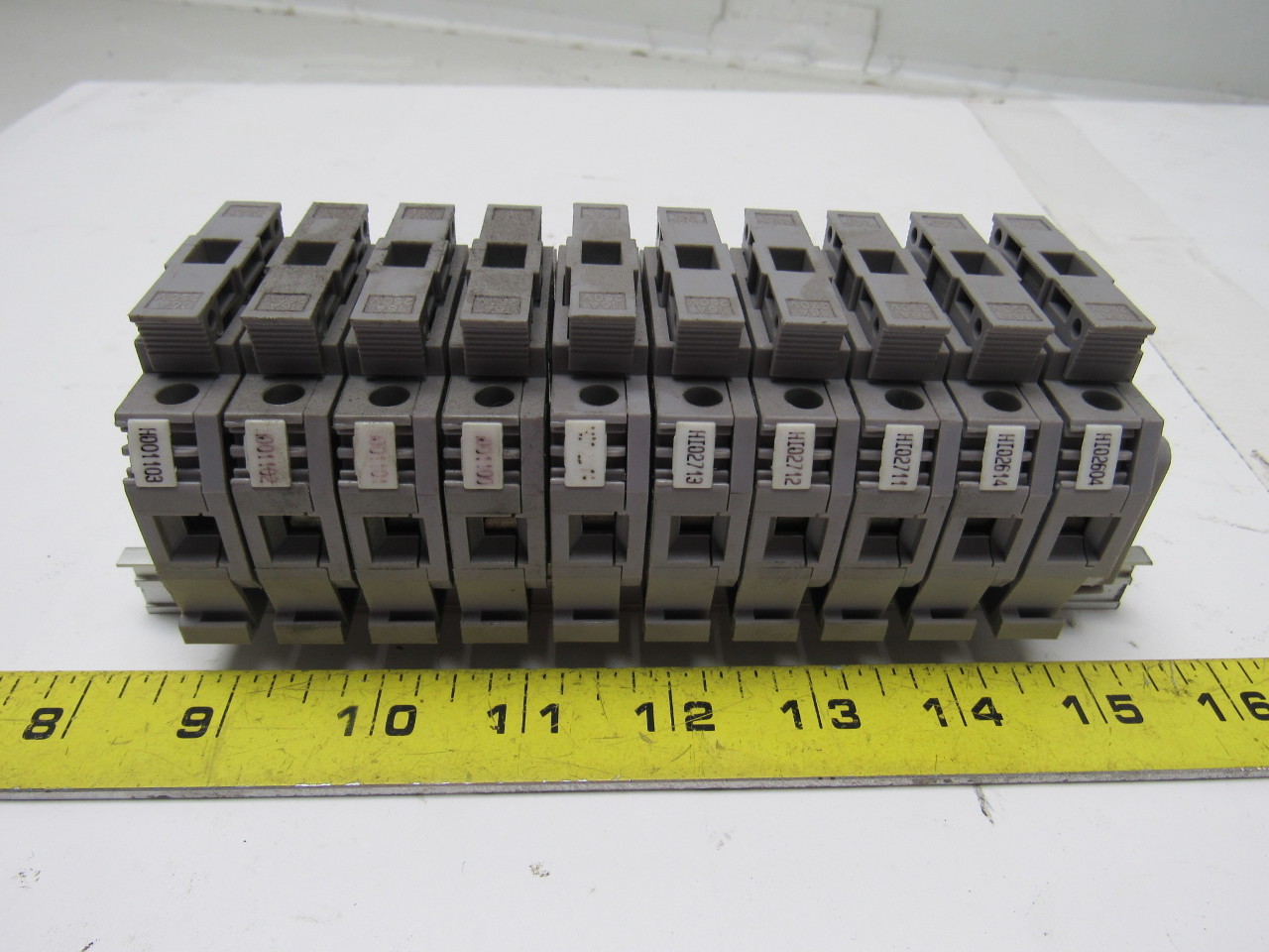 Entrelec 011537805 M10/16 Fuse Holder Terminal Block Din Rail Mount Lot