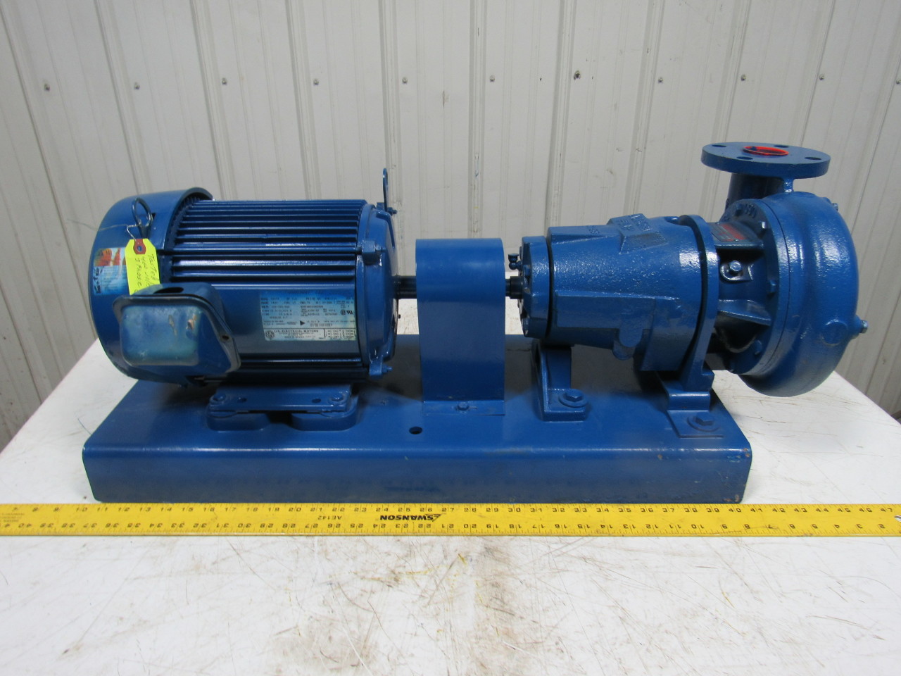 Aurora 081644757 Type 344ASF 5HP Centrifugal Pump Size 2x2.5x7A 208