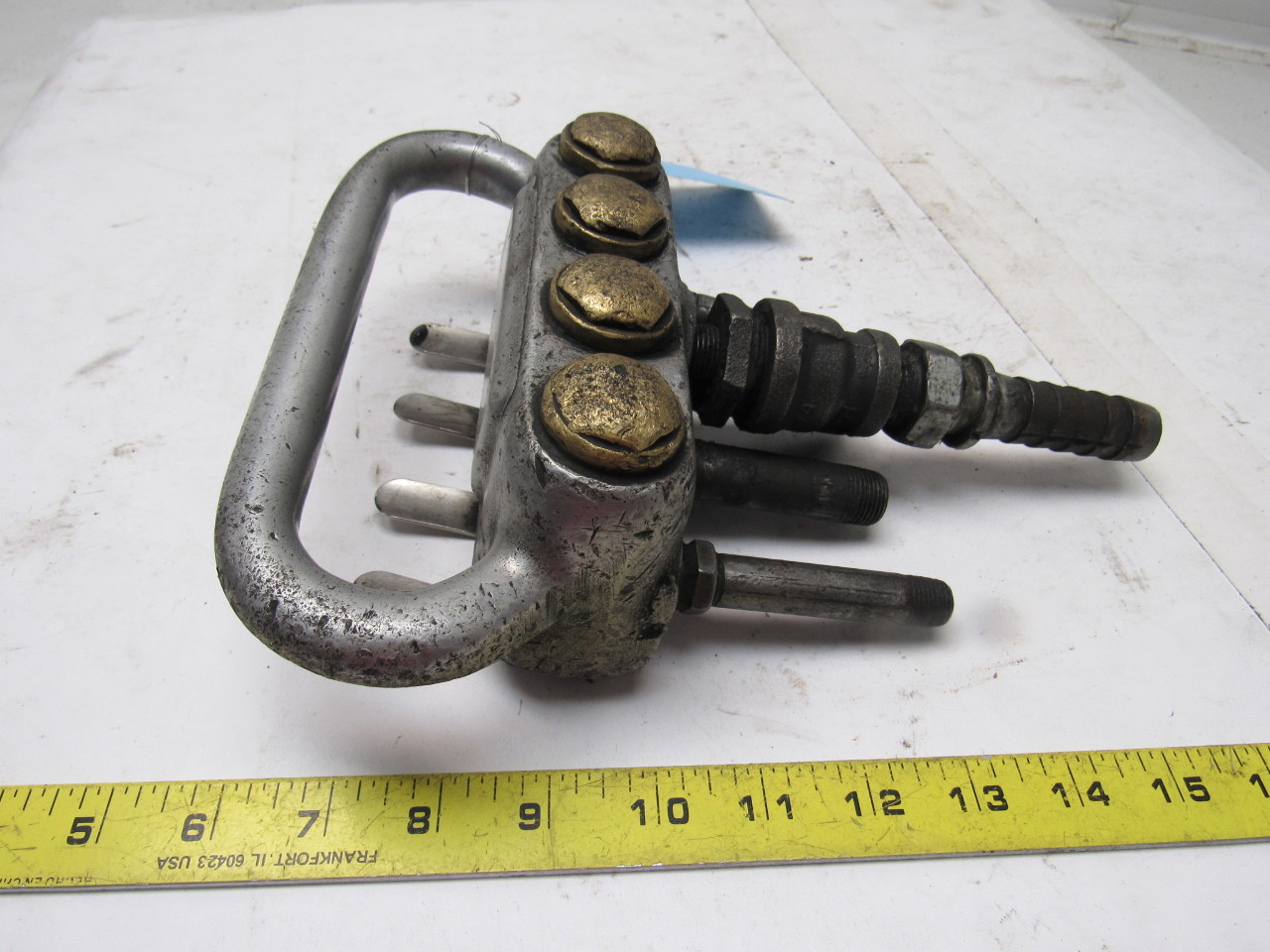 4 Valve Air Pneumatic Hoist Manual Pendant 1/2" NPT Outlets eBay