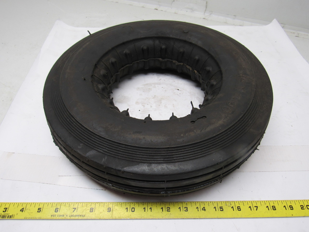 16X 4.00 Solid Hard Rubber industrial tire eBay