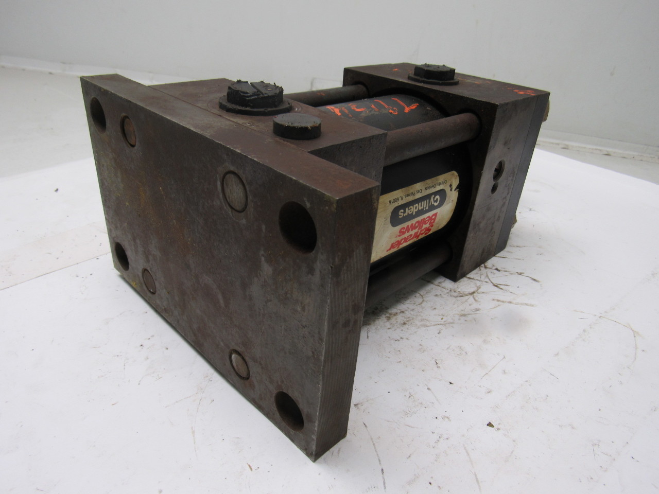 Schrader Bellows Hydraulic Cylinder 31/4" Bore 2" Stroke