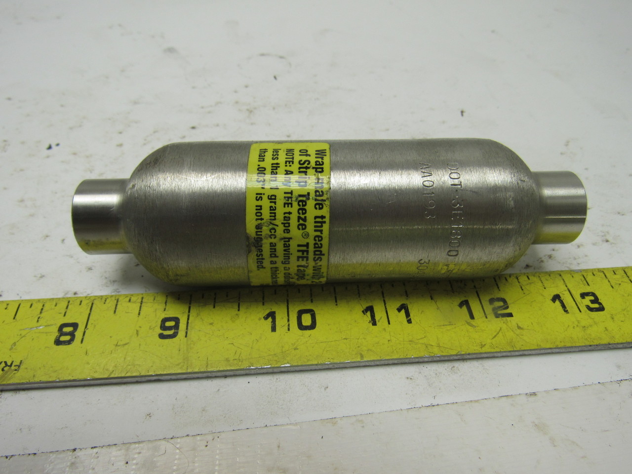 Whitey 304LHDF475CC Stainless Steel Double Ended Sample Cylinder