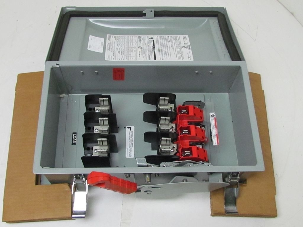 Siemens HF362J Safety Switch 60 Amp 600volt 3ph 3R/3S/12/13 Fused