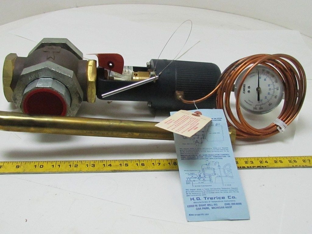 Trerice 91400 Indicating Temperature Regulator 2" NPT 75165 Farenheit
