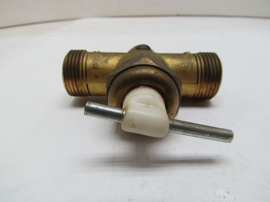Mixing Valve 5/8" Garden Hose Inlets 1/2" NPT Outlet Brass eBay