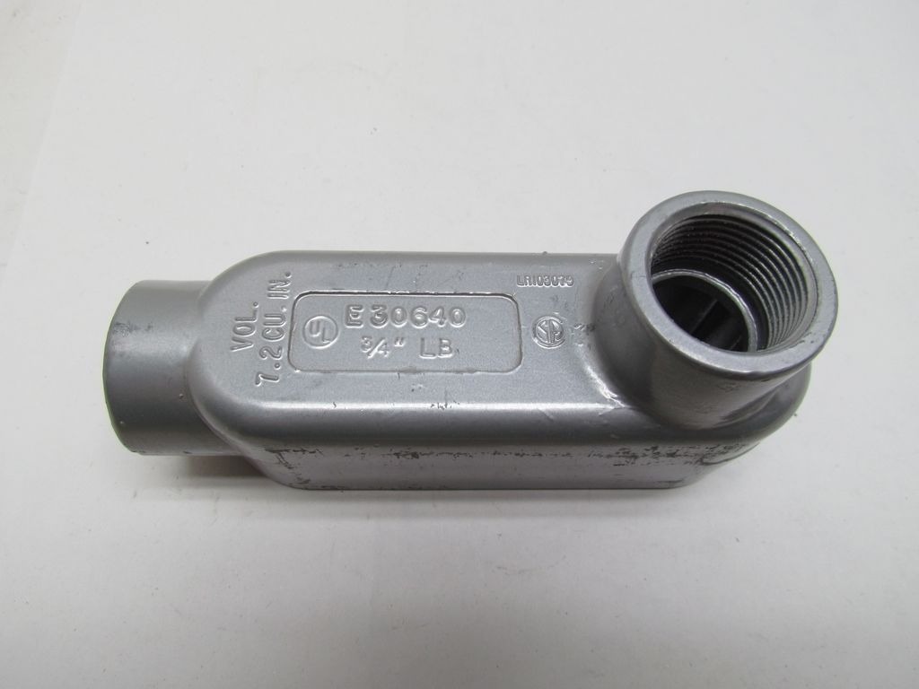 3/4" Rigid Conduit Body LB LB75 LB27SA Aluminum eBay