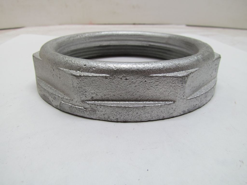 OZ Gedney Locknut Bushing For 4in Conduit Mall Iron Galv eBay