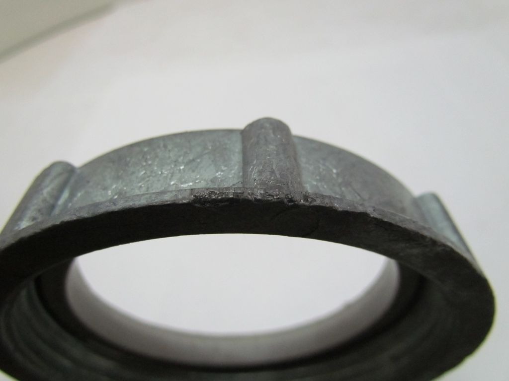 Locknut Bushing for 3" Ridgid Conduit Die Cast Zinc Bullseye