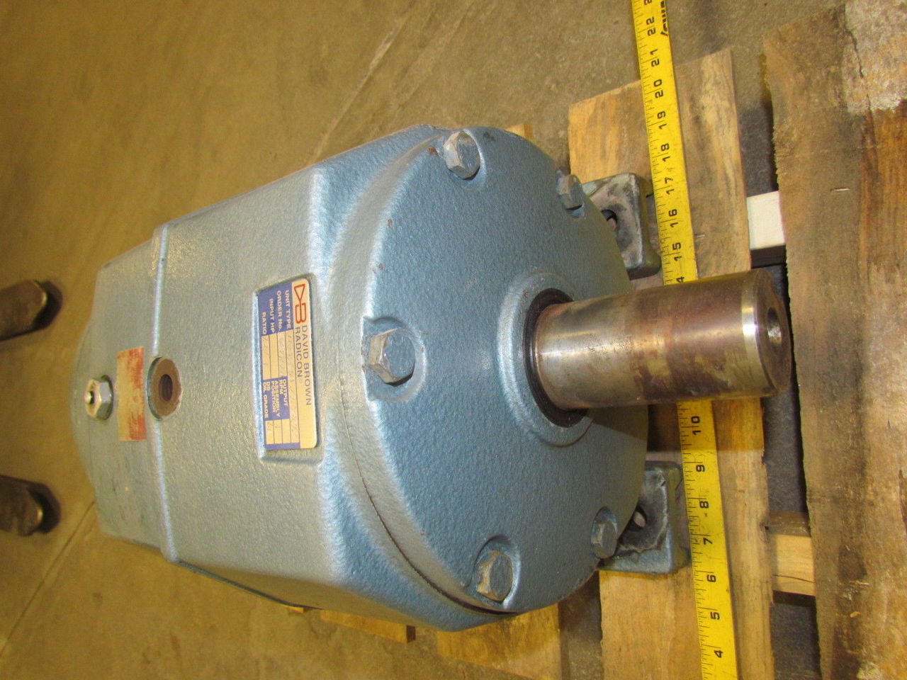 David Brown Radicon M0820 12.BRN Inline 121 Gear Reducer Box