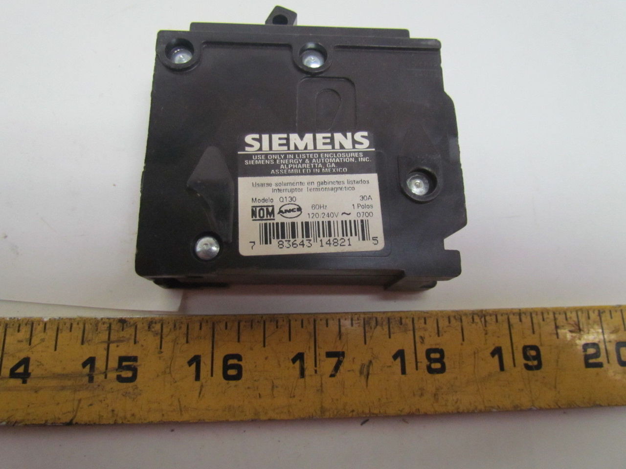 Siemens QP XR2462 30 Amp 1 pole circuit breaker 120/240V Q130 eBay