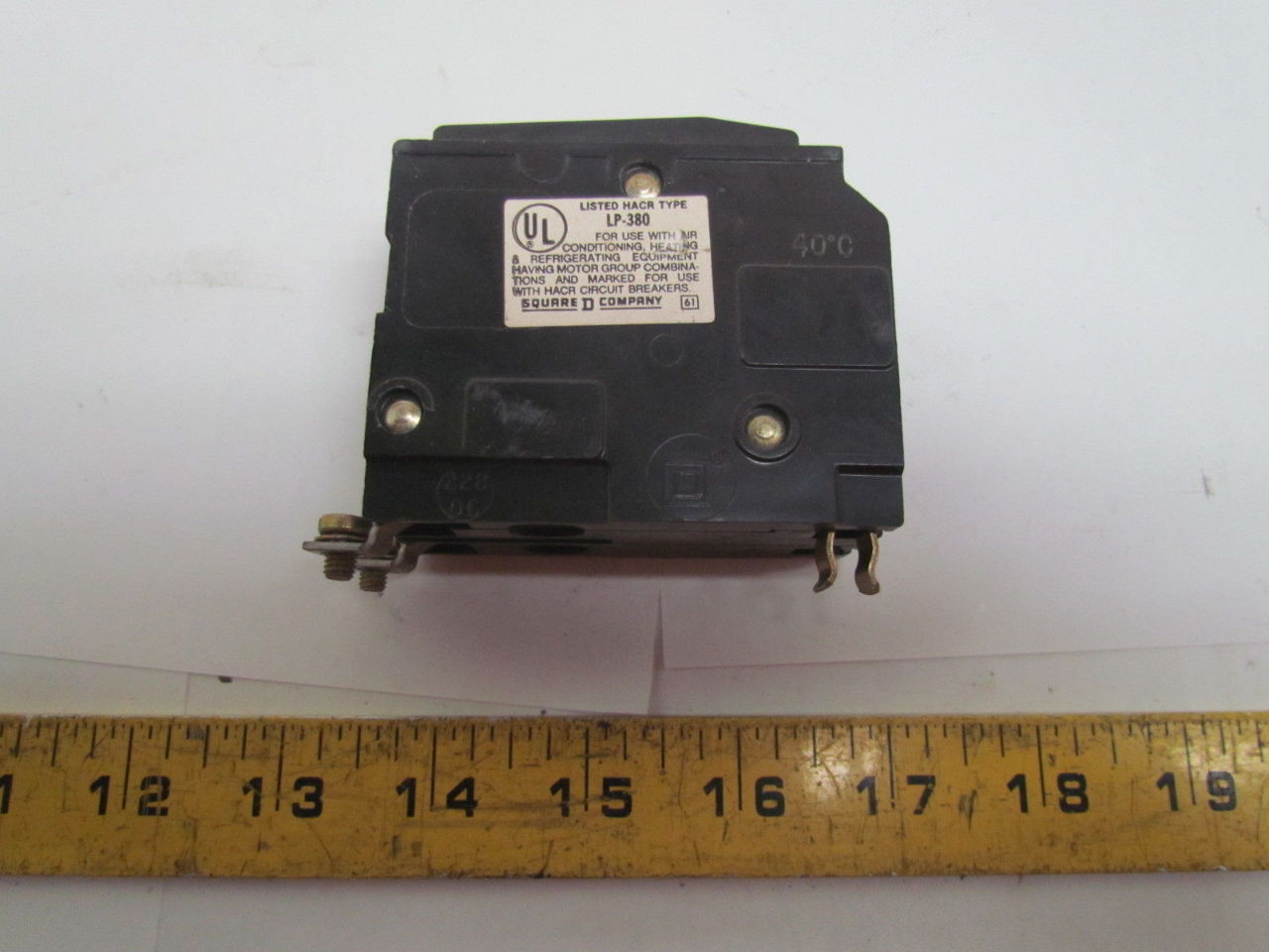 Square D Type QOB 15 Amp 2 Pole Circuit Breaker 15A 2P eBay
