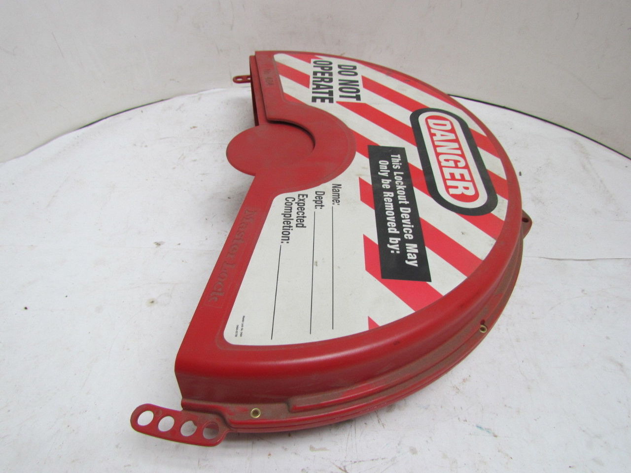 Master Lock 484 Rotating Gate Valve Hand Handle Wheel Lockout Safety 8