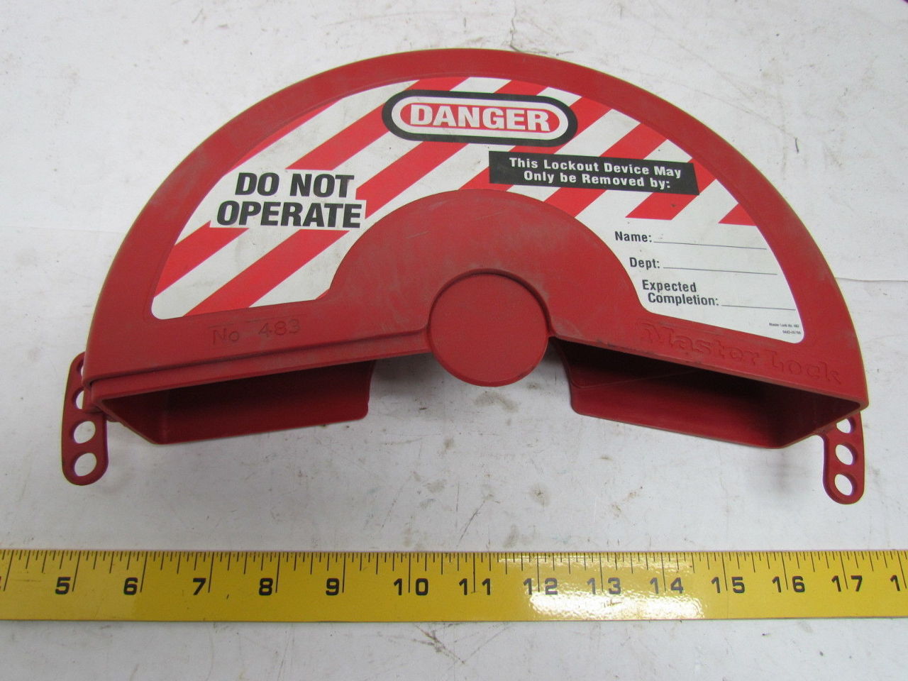 MasterLock 483 gate Valve handle Lockout 610" dia Hand Wheels Guard eBay