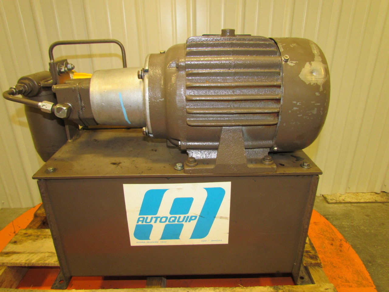 Autoquip 2HP 1.1 GPM 460V 3PH Hydraulic Power Unit 12 Gal Reservoir