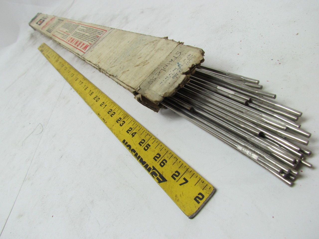 Harris Welco ER308 1/8x36" tig Welding Rod 5.5 LB eBay