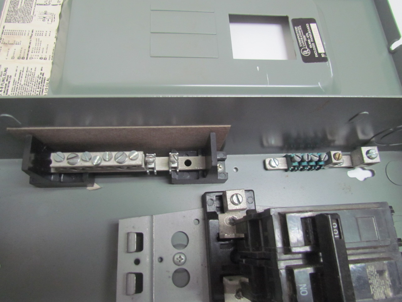 Westinghouse 48 FLNG, SLNG ClassCTL Enclosed Panelboard 1 PH 125 Amp eBay