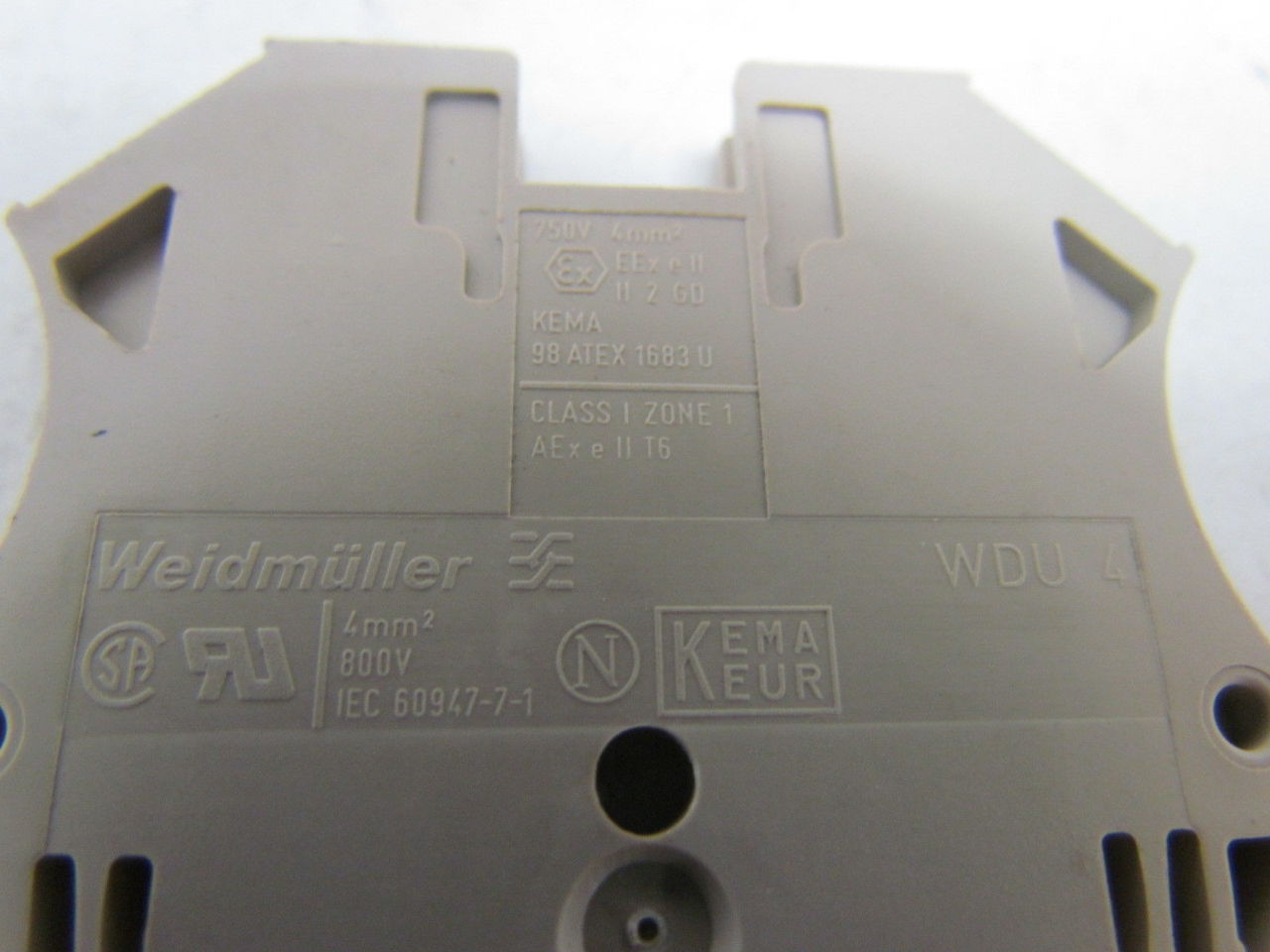 Weidmuller WDU 4 Terminal Block Lot of 20 NEW eBay