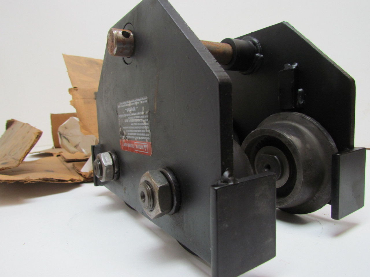 CM 3974 Series 639 Mercury Roller Bearing 1 Ton Push Beam Hoist Trolley