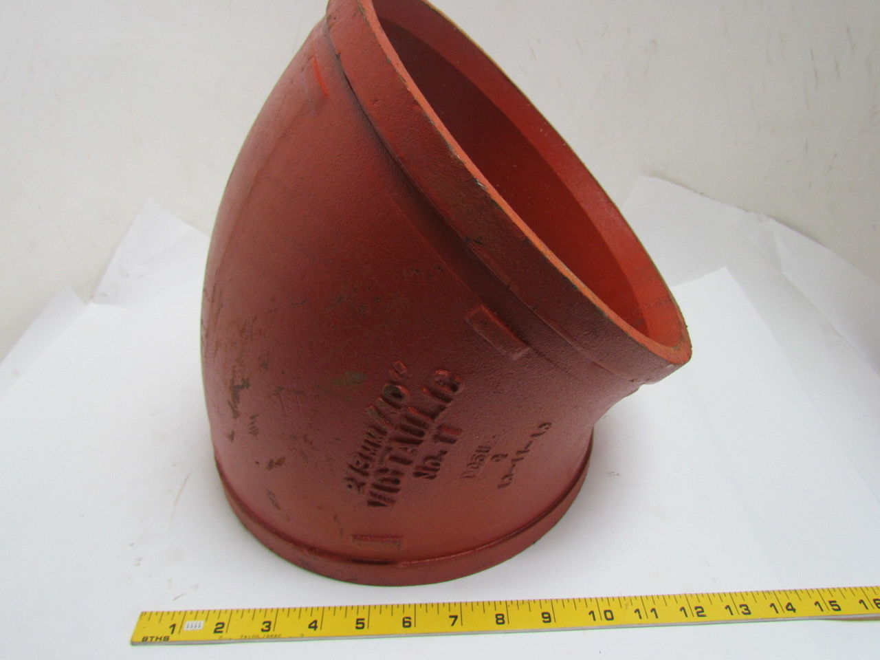 Victaulic No 11 10" 45 Degree Grooved End Pipe Fitting Elbow eBay