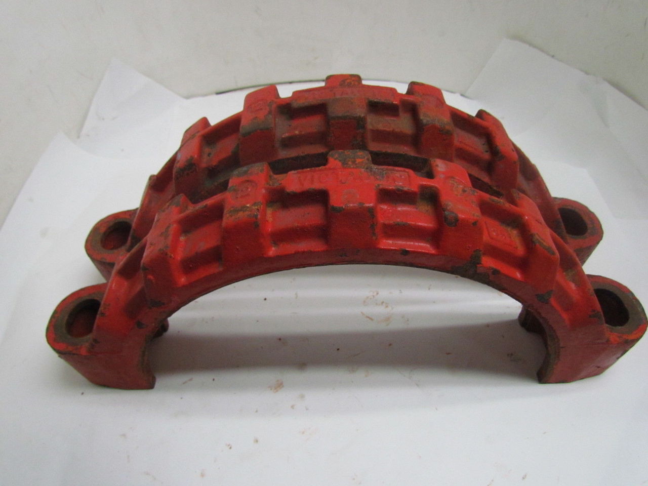 Victaulic 12" Gasket Clamp Rigid Coupling W/Out Gasket, Bolts Style 77