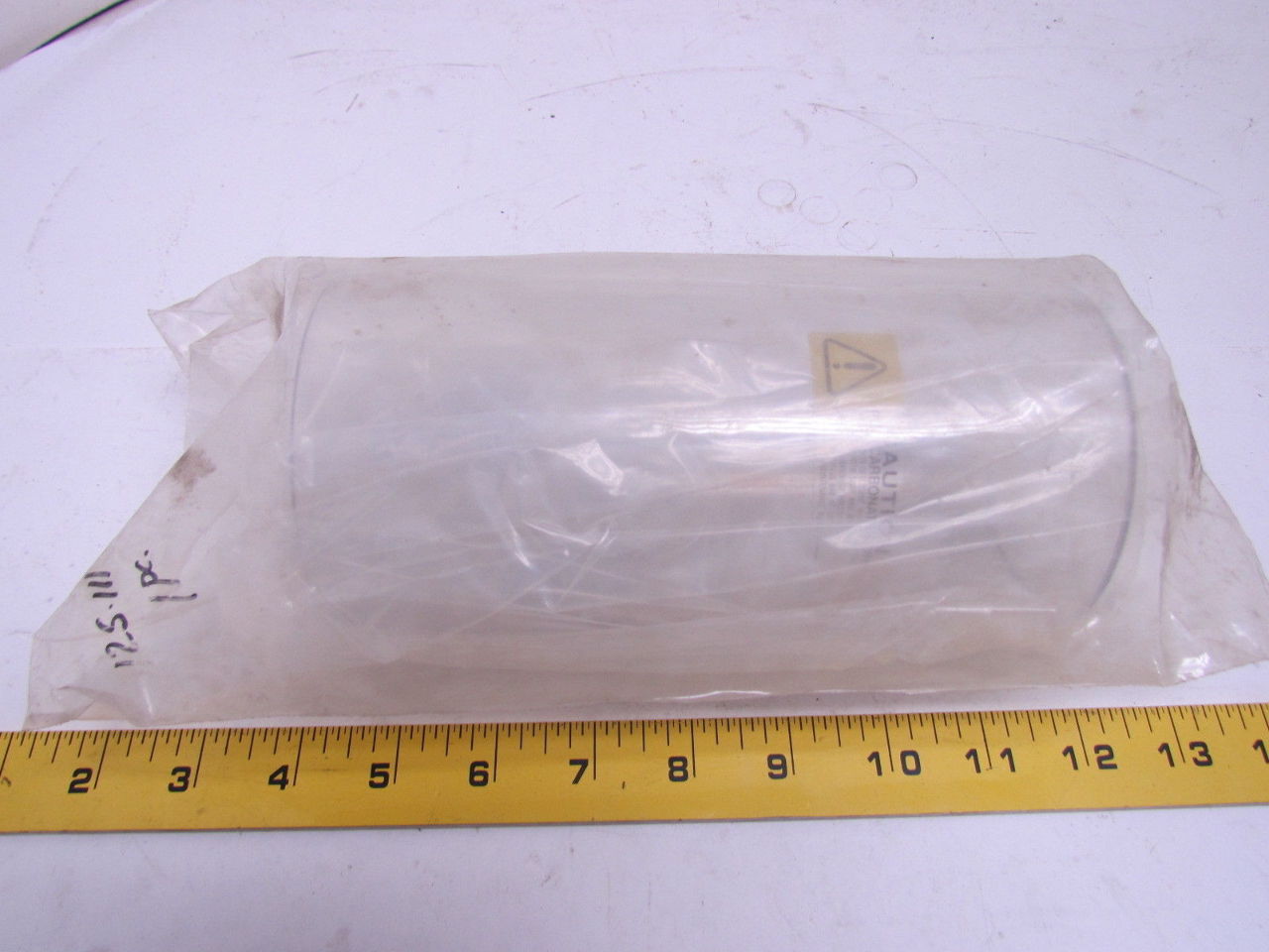 125111 3"ID 33/8"OD 7"Long Plastic tube Clear