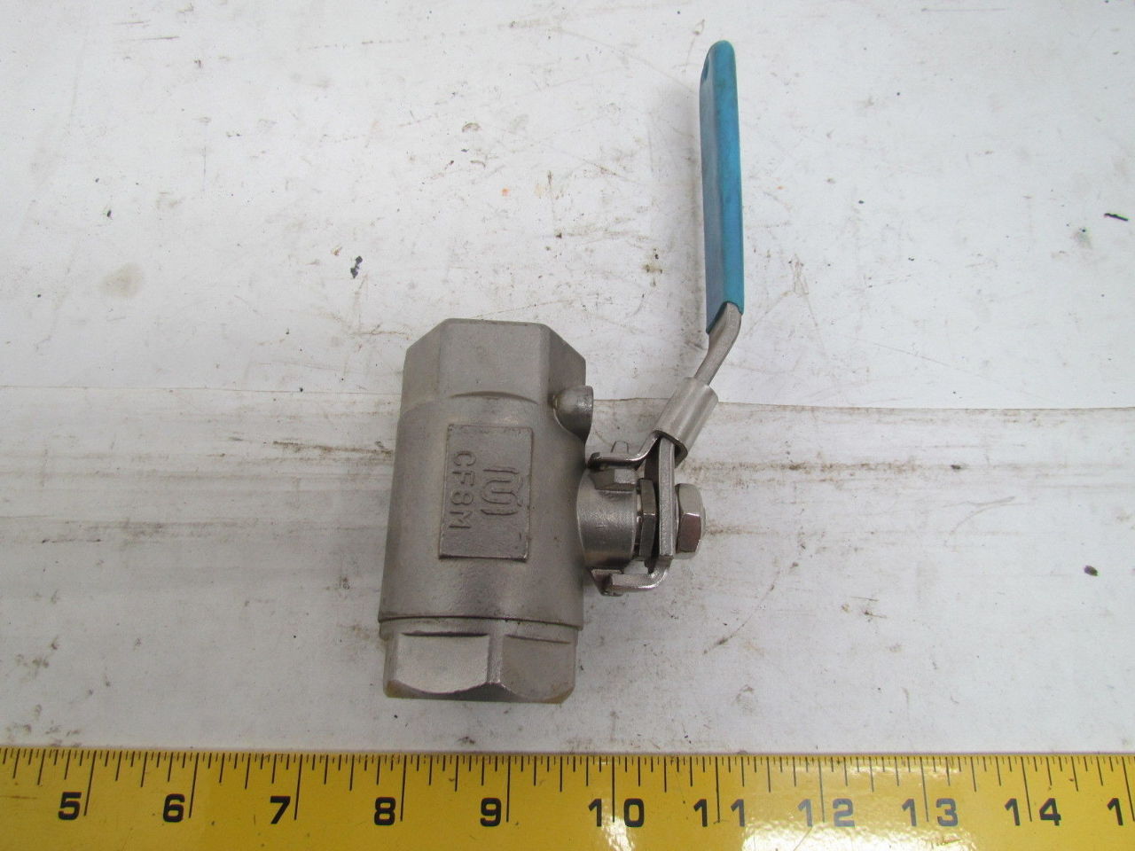 Milwaukee CF 8M 1" NPT 2000 WOG Stainless Steel Ball Valve Locking