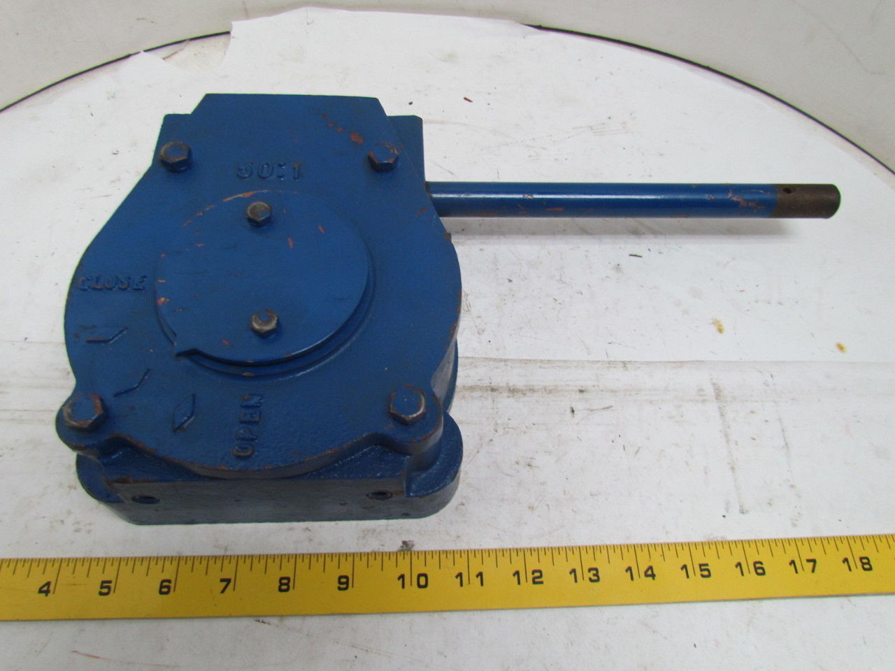 501 Valve Gear Operator Box 13/8" Keyed Bore Worm Gear Manual