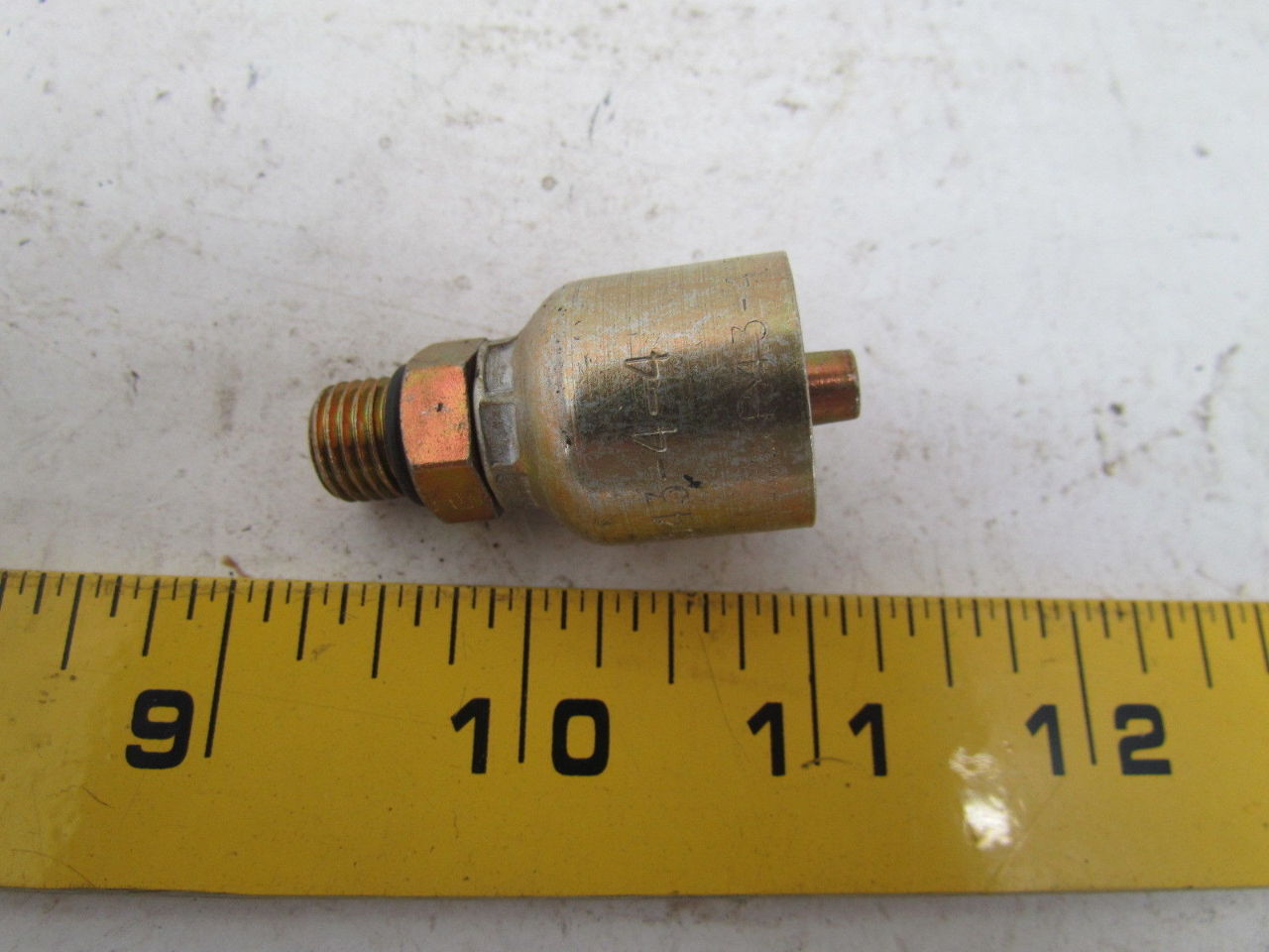 Parker Hydraulics 4 Male SAE Straight Thread Oring x 1/4" ID Hose