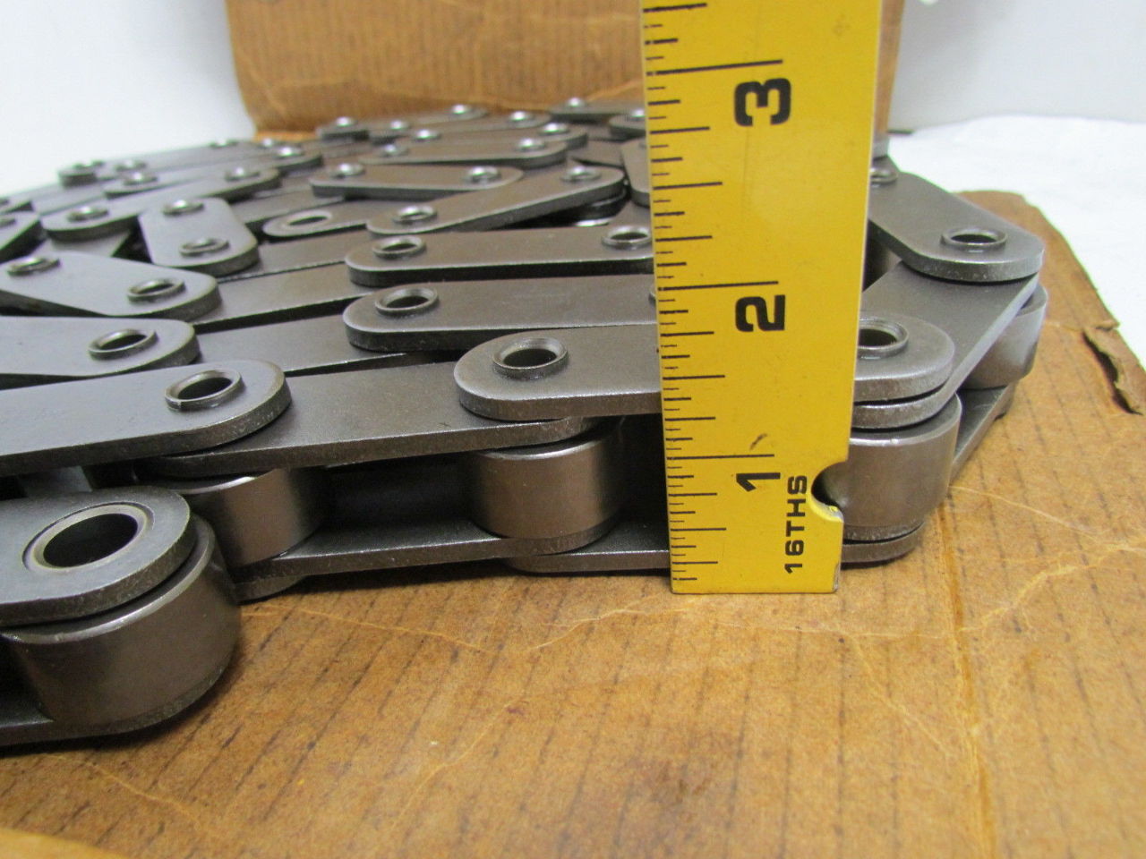 Whitney C2082R HP 2" Double Pitch Carrier Roller Chain Hollow Pin USA 10 ft