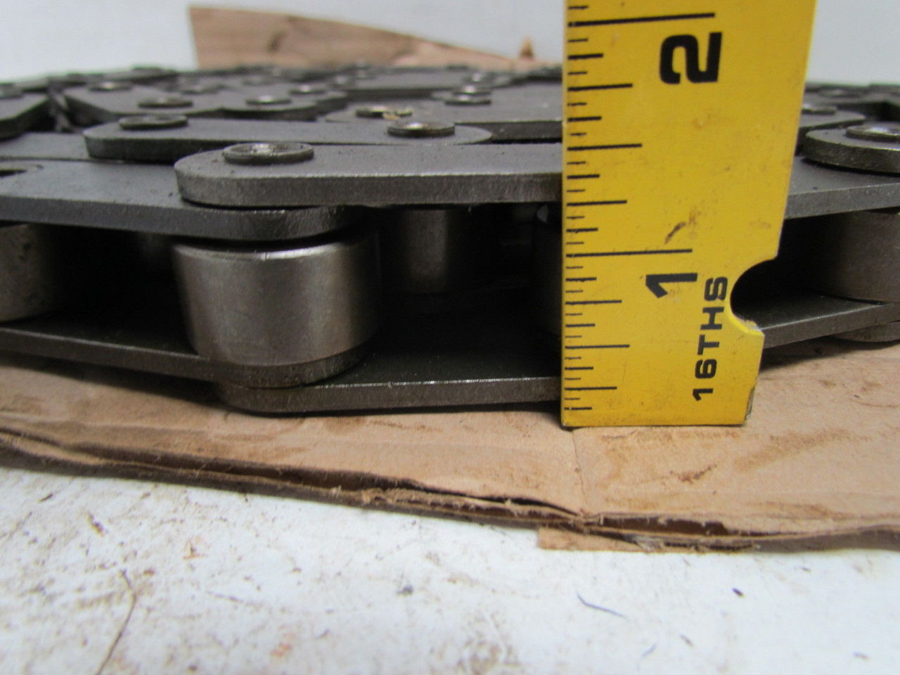 Whitney MJ2082MSL Double Pitch Carrier Roller Chain 2" Pitch Hollow Pin 10ft New