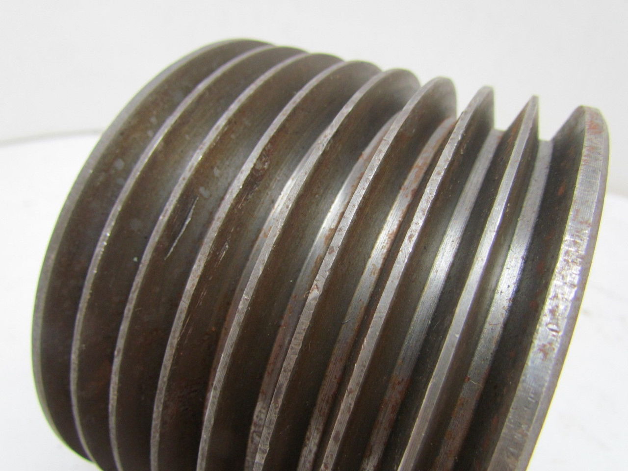 8Groove 3V VBelt Pulley Sheave 2.35" Tapered Bore 3" Hub Bore 53/8