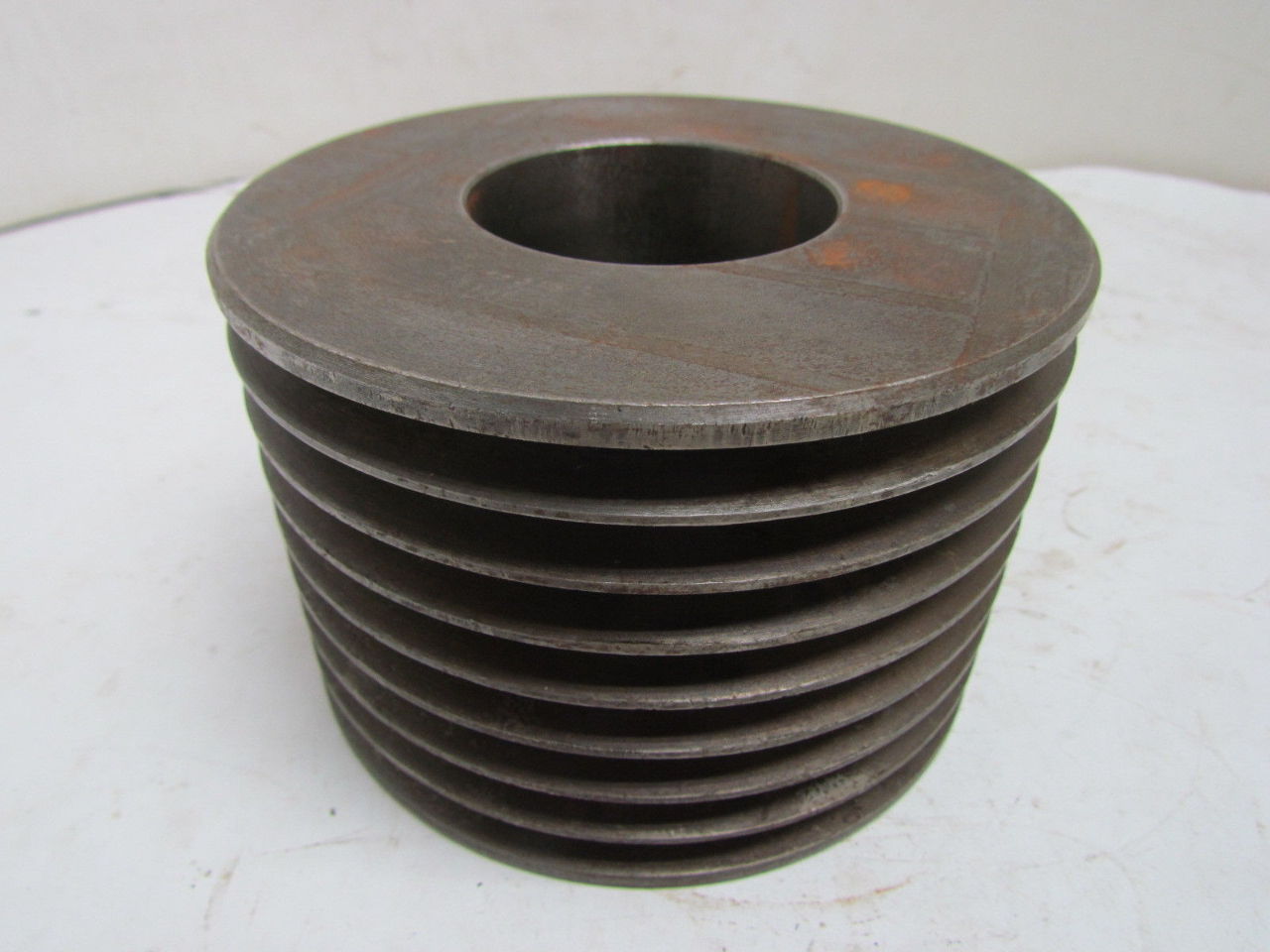 8Groove 3V VBelt Pulley Sheave 2.35" Tapered Bore 3" Hub Bore 53/8