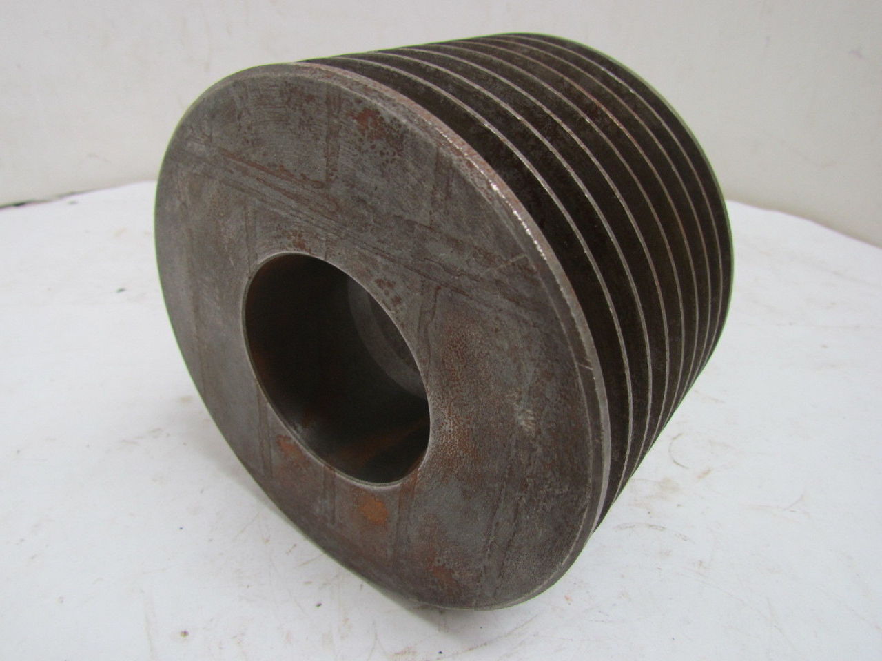 8Groove 3V VBelt Pulley Sheave 2.35" Tapered Bore 3" Hub Bore 53/8