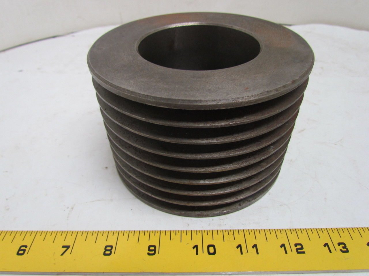 8Groove 3V VBelt Pulley Sheave 2.35" Tapered Bore 3" Hub Bore 53/8