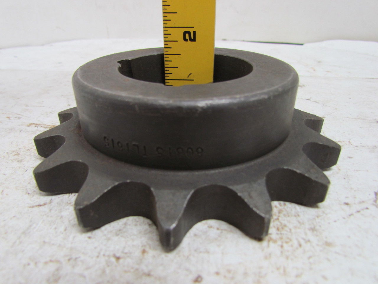 80B15 Tl1615 80 Roller Chain Sprocket 1" Pitch 15Tooth Taper Lock