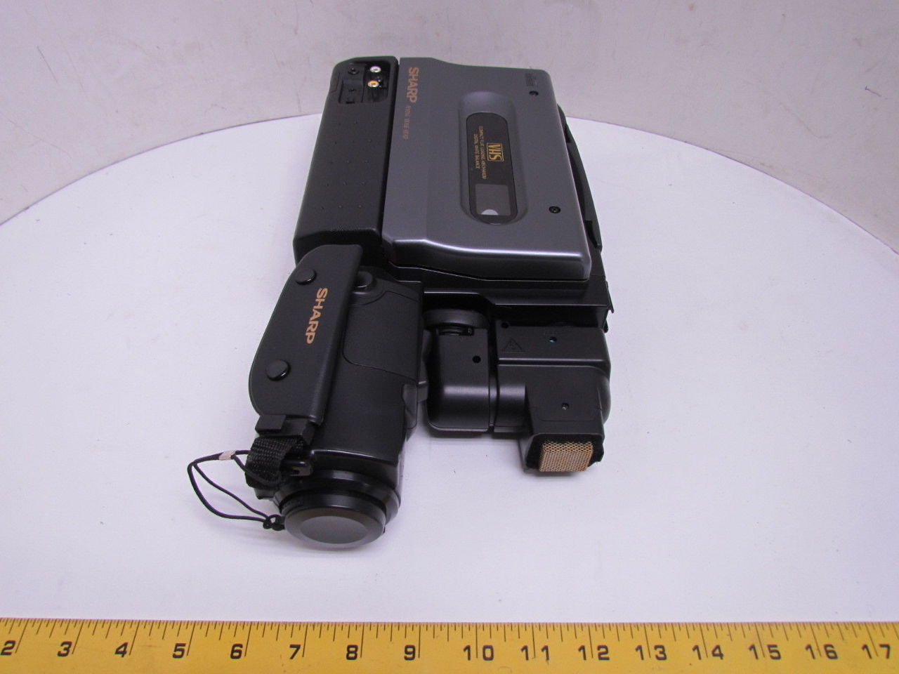 Sharp VLL50U Slim Cam VHS Camcorder 12X 6V Battery and Charger eBay