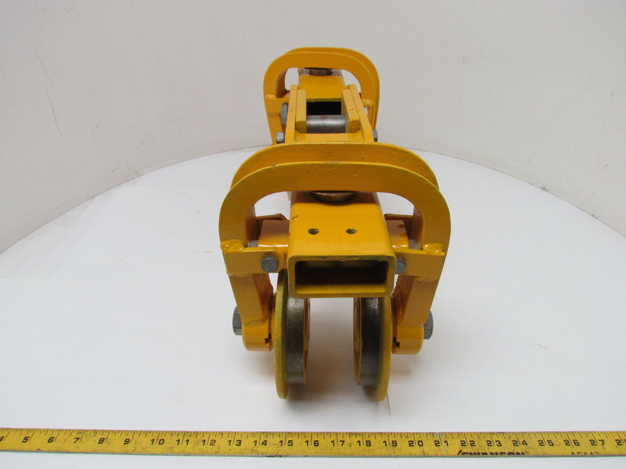 Trambeam Curved IBeam Hoist Push Trolley 31/2" Rail 5" Wheels HeavyDuty