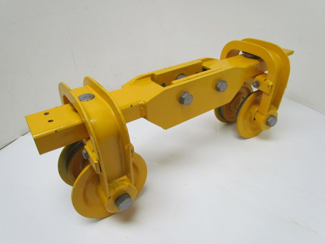 Trambeam Curved IBeam Hoist Push Trolley 31/2" Rail 5" Wheels HeavyDuty