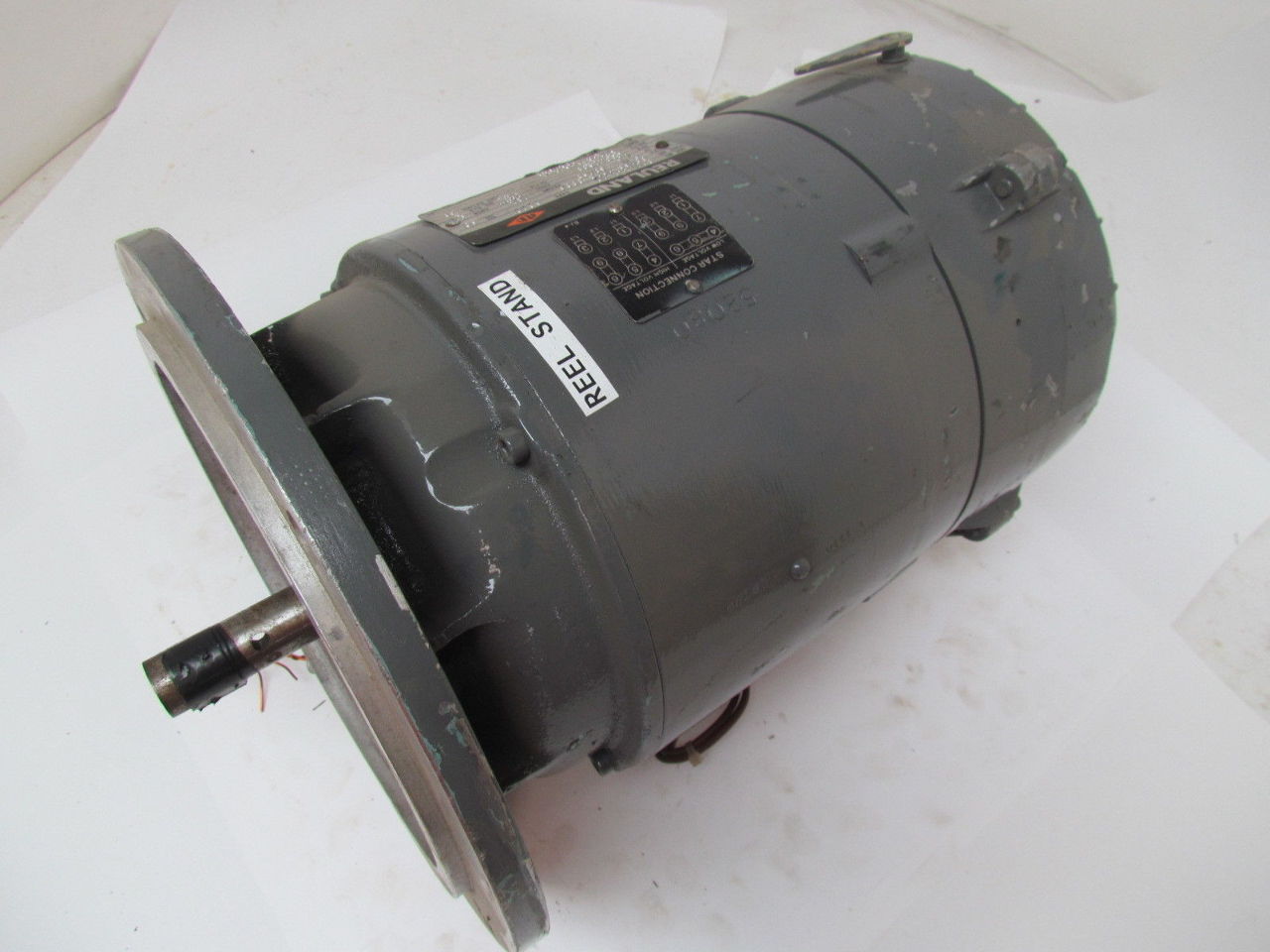 Reuland Type C0T0 1.5 HP Electric Motor 220/440V Brake Model 14B2